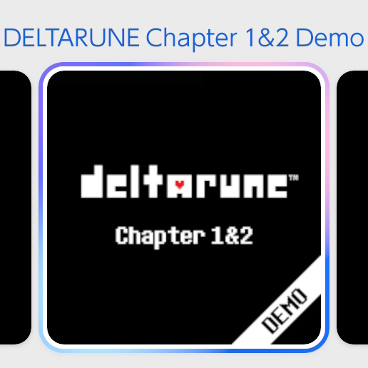 Screenshot showing the new Switch demo icon, which says DEMO on it